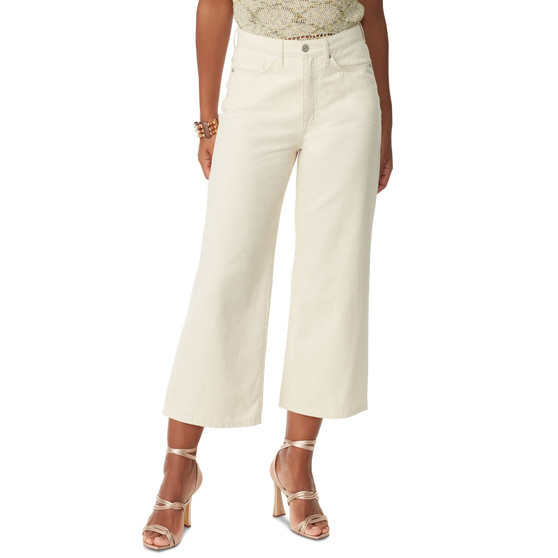 Women's Codie Solid Wide-Leg Cotton Denim Jeans