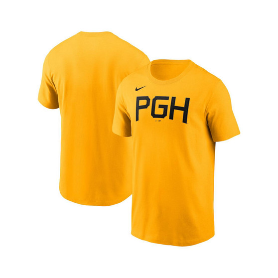 Men's Gold Pittsburgh Pirates 2023 City Connect Wordmark T-shirt