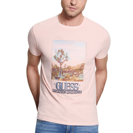 Men's Short-Sleeve Crewneck Desert Photo T-Shirt