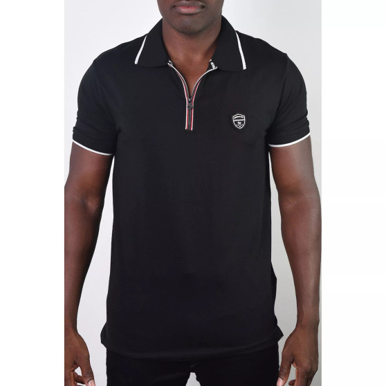 Men's Basic Short Sleeve Stripe Polo