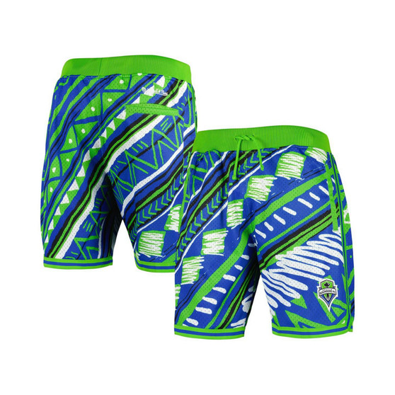 Men's Blue Seattle Sounders FC Tribal Fashion Shorts