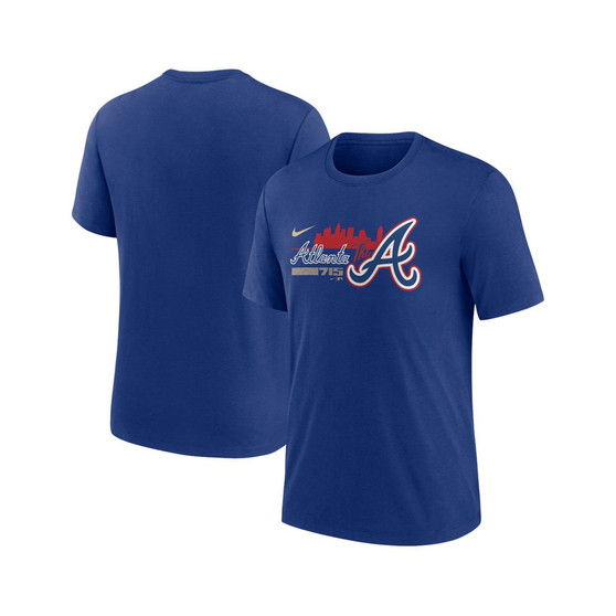 Men's Royal Atlanta Braves 2023 City Connect Tri-Blend T-shirt