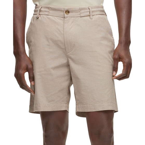 Men's Slim-Fit Cotton-Blend Poplin Shorts