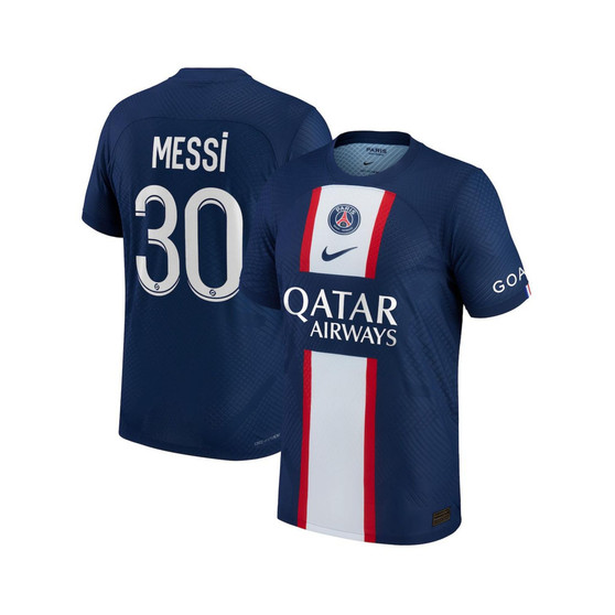 Men's Lionel Messi Blue Paris Saint-Germain 2022/23 Home Authentic Player Jersey