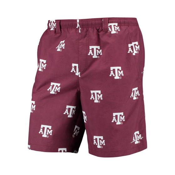 Men's PFG Maroon Texas A&M Aggies Backcast II 8" Omni-Shade Hybrid Shorts