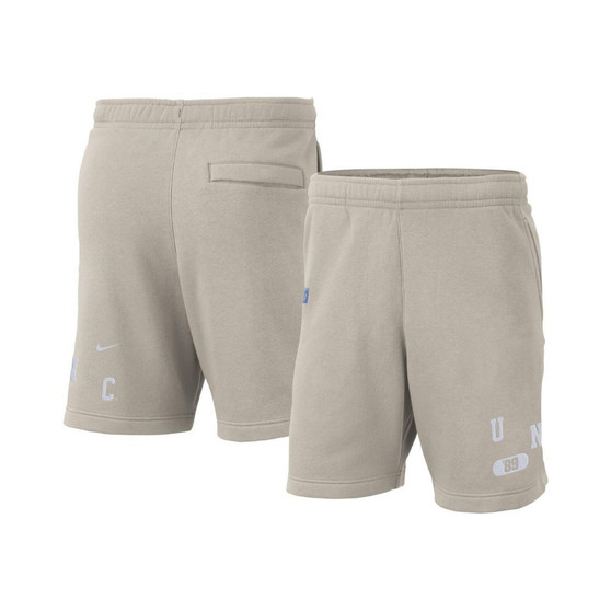 Men's Cream North Carolina Tar Heels Fleece Shorts