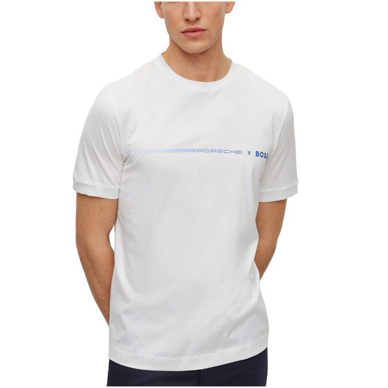 Men's Porsche Mercerized-Cotton Exclusive Branding T-shirt