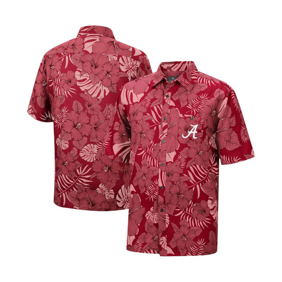 Men's Crimson Alabama Crimson Tide The Dude Camp Button-Up Shirt