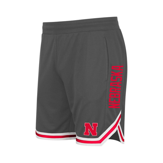 Men's Charcoal Nebraska Huskers Continuity Shorts