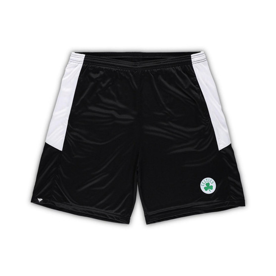 Men's Branded Black Boston Celtics Big and Tall Champion Rush Practice Shorts