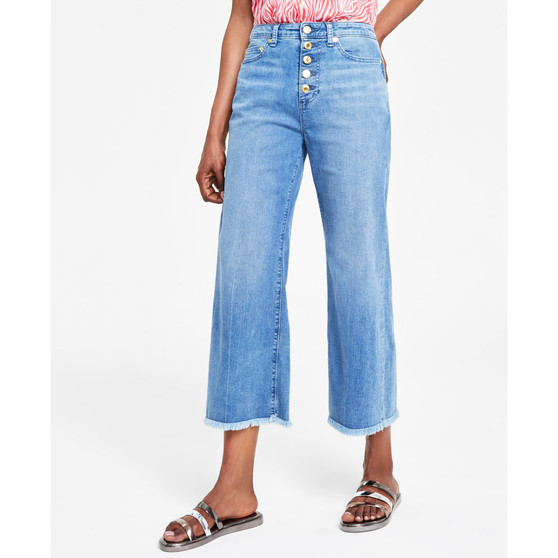 Women's Selma Button-Fly Cropped Jeans