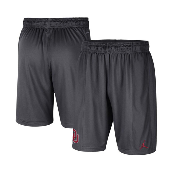 Men's Brand Anthracite Oklahoma Sooners Performance Knit Shorts