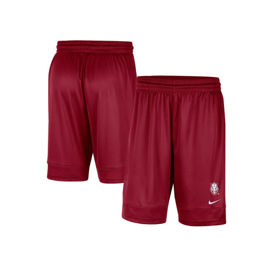 Men's Crimson Arkansas Razorbacks Fast Break Team Performance Shorts