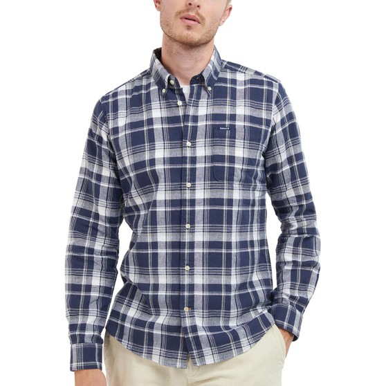 Men's Ezra Classic-Fit Highland Check Button-Down Shirt