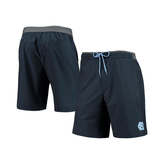 Men's Heathered Navy North Carolina Tar Heels Twisted Creek Omni-Shield Shorts