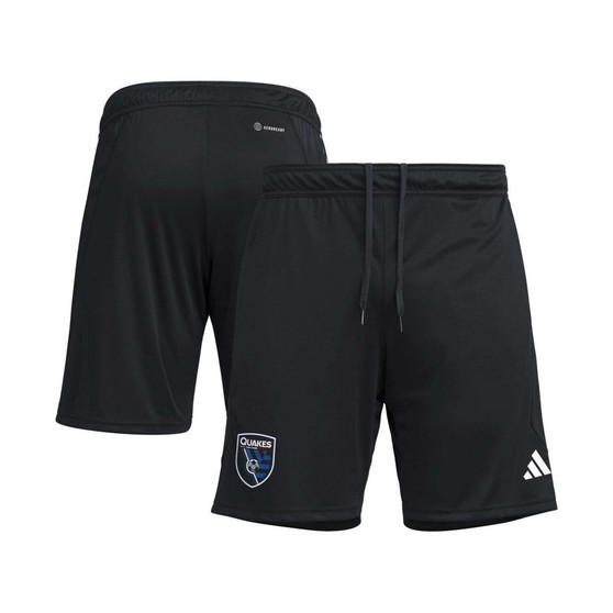 Men's Black San Jose Earthquakes 2023 On-Field AEROREADY Training Shorts