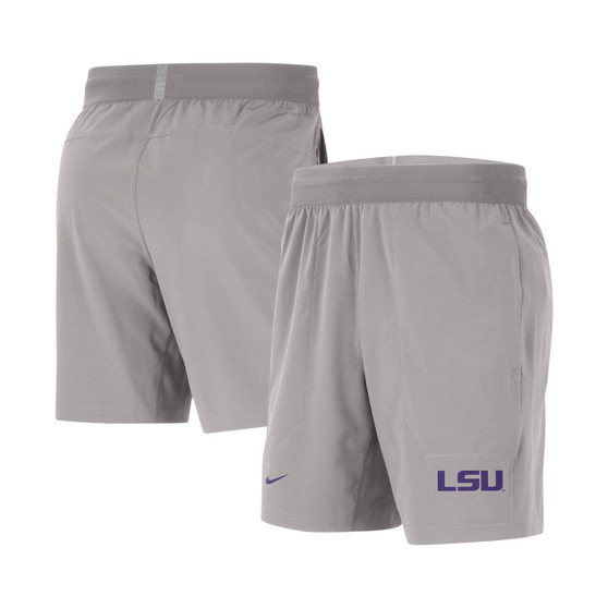 Men's Gray LSU Tigers Player Performance Shorts
