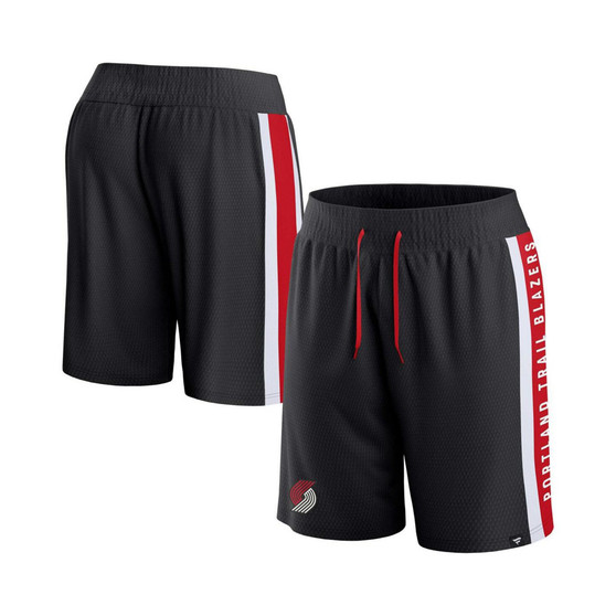 Men's Branded Black Portland Trail Blazers Referee Iconic Mesh Shorts