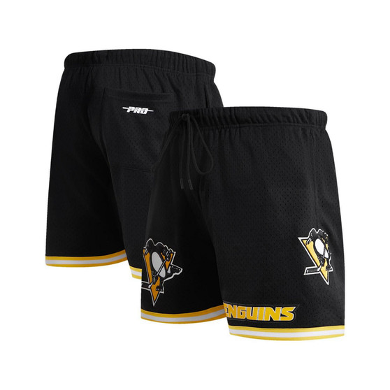 Men's Black Pittsburgh Penguins Classic Mesh Shorts