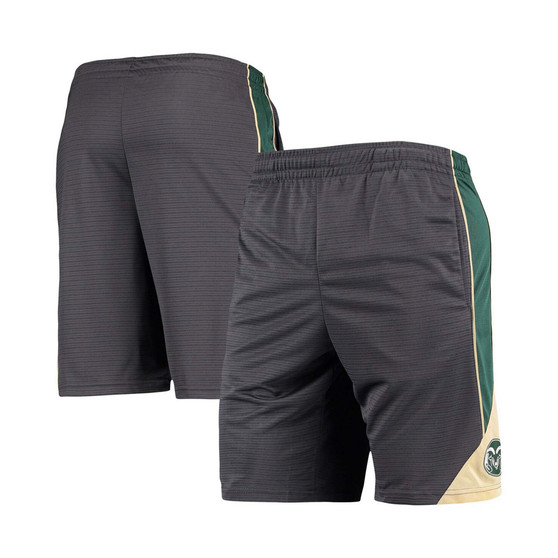 Men's Charcoal Colorado State Rams Team Turnover Shorts