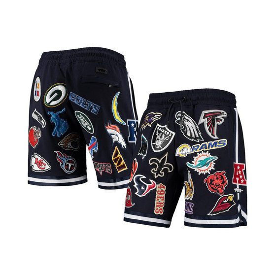 Men's Navy Nfl Pro League Allover Shorts