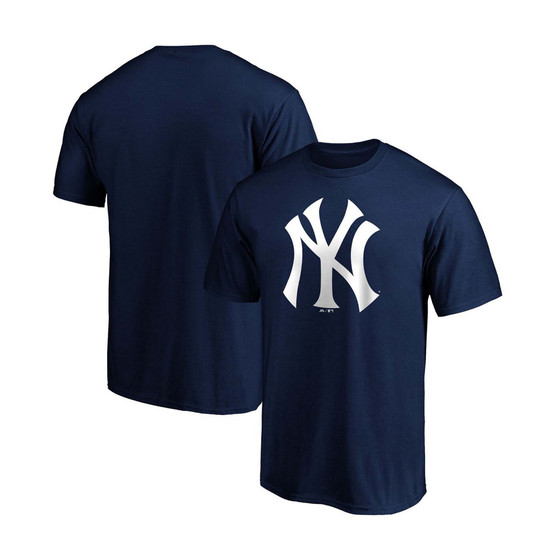 Men's Navy New York Yankees Official Logo T-shirt