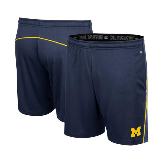 Men's Navy Michigan Wolverines Laws of Physics Shorts