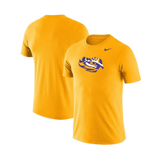Men's Gold LSU Tigers School Logo Legend Performance T-shirt