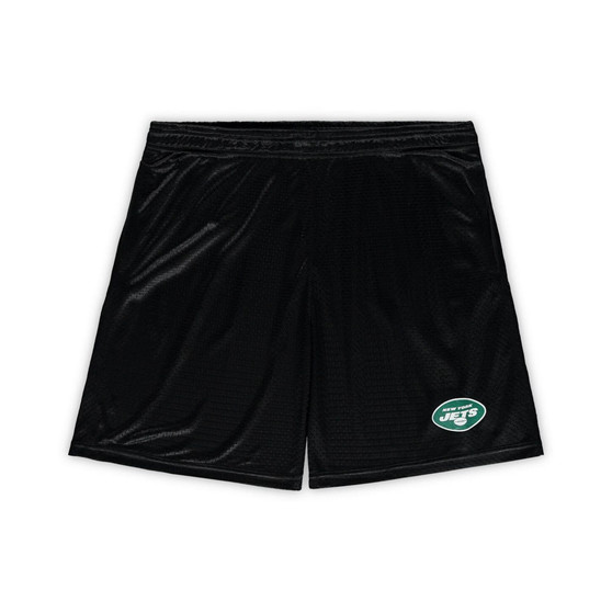 Men's Branded Black New York Jets Big and Tall Shorts