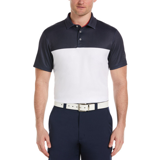 Men's Airflux Colorblock Short-Sleeve Golf Polo Shirt