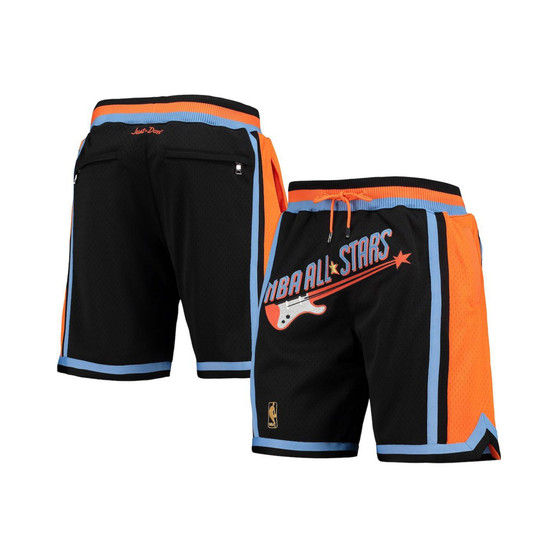 Men's Black NBA 1996-97 Hardwood Classics Just Don Authentic Shorts