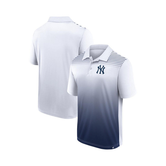 Men's Branded White, Navy New York Yankees Sandlot Game Polo Shirt
