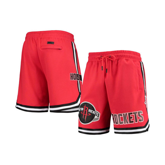 Men's Red Houston Rockets Chenille Shorts