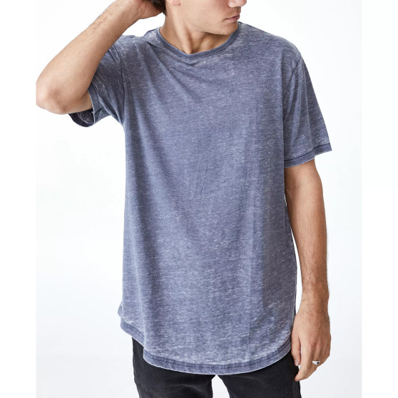 Men's Scooped Hem T-shirt