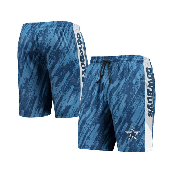 Men's Navy Dallas Cowboys Static Mesh Shorts