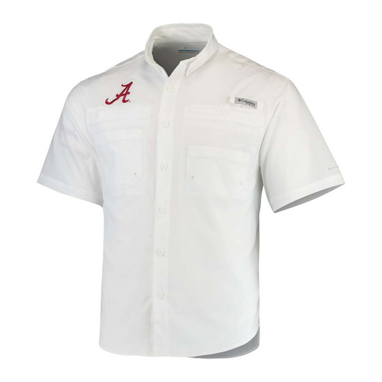 Men's White Alabama Crimson Tide Tamiami Shirt