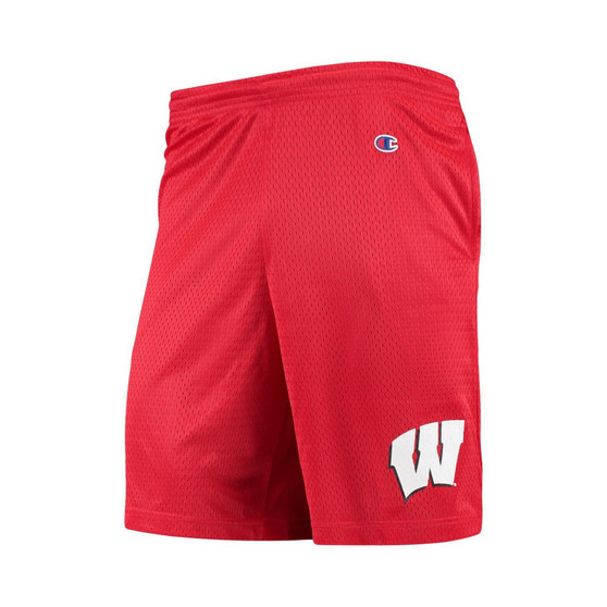 Men's Red Wisconsin Badgers College Mesh Shorts