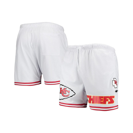 Men's White Kansas City Chiefs Mesh Shorts