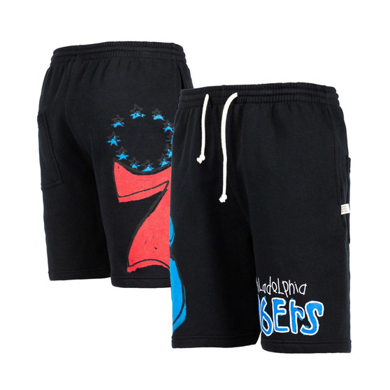 Men's Black Philadelphia 76ers Shorts