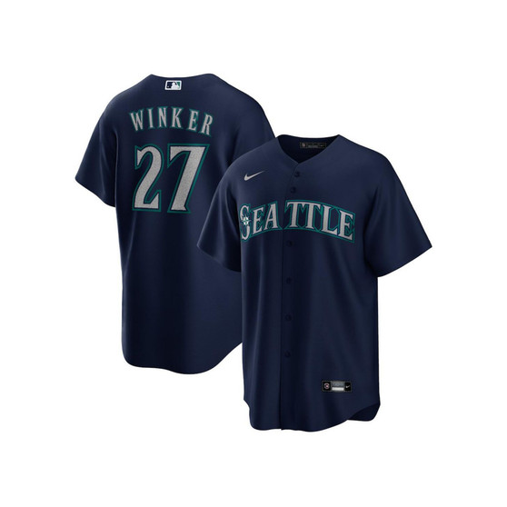 Men's Jesse Winker Navy Seattle Mariners Alternate Replica Player Jersey