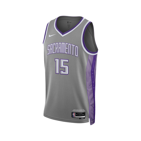Men's and Women's Davion Mitchell Anthracite Sacramento Kings 2022/23 City Edition Swingman Jersey