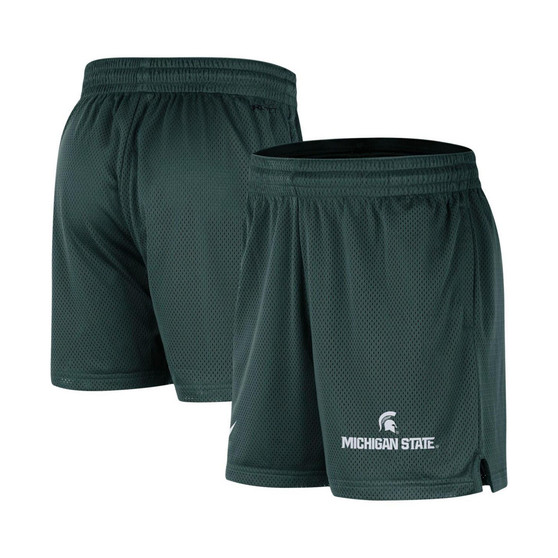 Men's Green Michigan State Spartans Mesh Performance Shorts