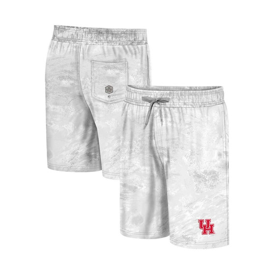 Men's White Houston Cougars Realtree Aspect Ohana Swim Shorts