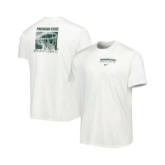 Men's White Michigan State Spartans Basketball Movement Max90 T-shirt