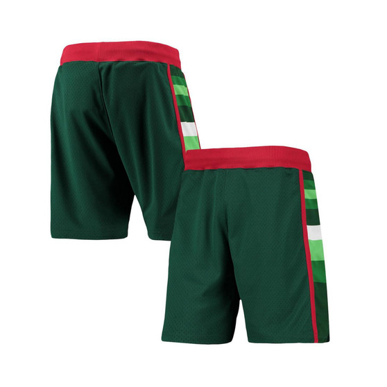 Men's Green Milwaukee Bucks 1983-84 Hardwood Classics Authentic Shorts