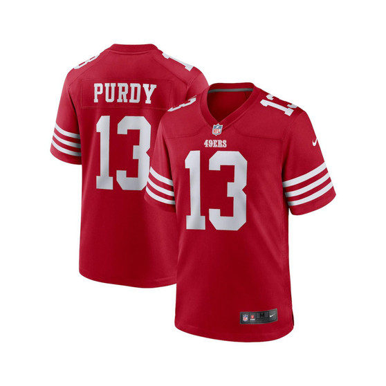 Men's Brock Purdy Scarlet San Francisco 49ers Game Player Jersey