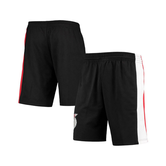 Men's Black Portland Trail Blazers Hardwood Classics 75th Anniversary Swingman Shorts