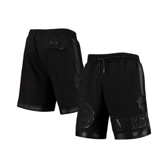 Men's Atlanta Hawks Triple Black Gloss Shorts