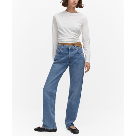 Women's Mid-Rise Straight Jeans