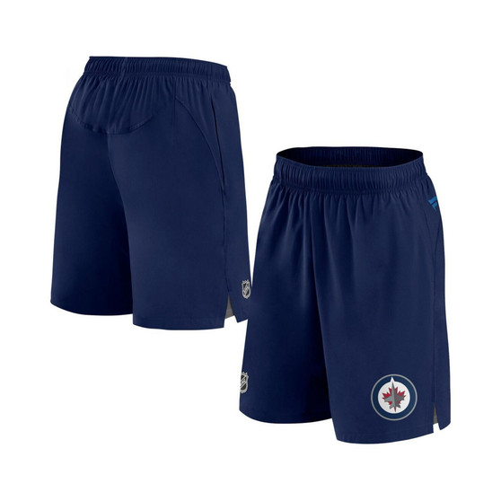 Men's Branded Navy Winnipeg Jets Authentic Pro Rink Shorts